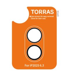 Folie Camera pentru iPhone 17 - Torras Lensguard Camera Protector - Black