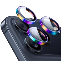 Folie Camera pentru iPhone 14 Pro/14 Pro Max/15 Pro/15 Pro Max/16 Pro/16 Pro Max/17 Pro/17 Pro Max - ESR Armorite Camera Lens Protectors - Chromatic