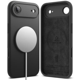 Husa Husa pentru iPhone 17 Air - Ringke Silicone Magnetic MagSafe - Black