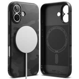 Husa Husa pentru iPhone 17 - Ringke Onyx MagSafe - Camo Black