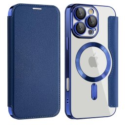 Husa Husa pentru iPhone 17 Pro Max - Techsuit SmartMag Book Case - Blue