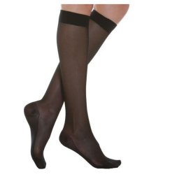 Ciorapi elastici compresie medie, Relaxsan, pana la genunchi, Negru (Marime: 2)