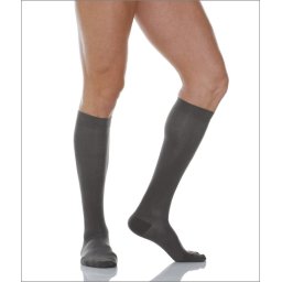 Ciorapi compresivi Relaxsan Calzino Lungo 820, bumbac, pana la genunchi, unisex, compresie medie 18-22 mmHg, Gri (Marime: 6)