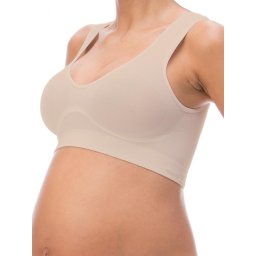 Sutien cu sustinere pentru gravide Relaxsan 5310, Bej (Marime: L)