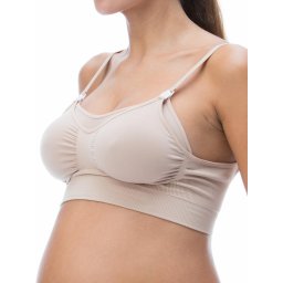 Sutien post-partum pentru alaptat Relaxsan 5703, Bej (Marime: L)