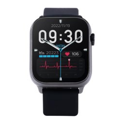 Smartwatch Life FIT3 Bluetooth 5.2 Rezistența la apă IP68 Procesor Realtek RTL8763EW / 2 nuclee 128 GB Negru