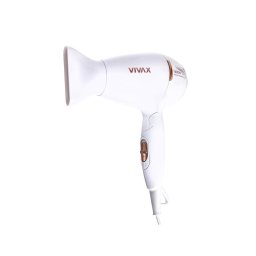 Uscator de par Uscator de par Vivax HD-1601FT, Putere 1600W, 2 viteze, Pliabil, Alb