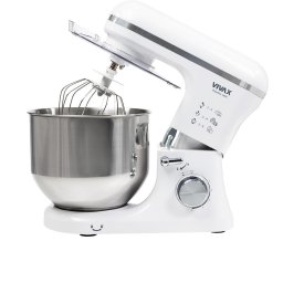 Robot de bucatarie RM-71800WH, 1800 W, 6 Viteze + Turbo, Alb/Arginitu