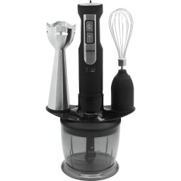Blender de Mana, HBS-500X 3-in-1, 500 W, 0.6 L, Negru/Argintiu