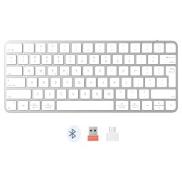 Tastatura Bluetooth slim K210MW Alb