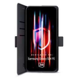 Husa Samsung Galaxy S24 FE - Wallet Case- Black