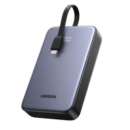 Baterie externa PB505 USB, USB-C cu Cablu Type-C, 20000mAh, Fast Charging, 22.5W, 5V/3A Grey
