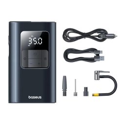 Compresor Compresor Portabil, Lanterna, Baterie Externa, 6000mAh - Black