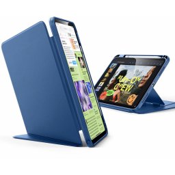 Husa pentru iPad Pro 13 (2024) / iPad Pro 13 (2025) - ESR Flip Hybrid (with Pencil Holder) - Blue