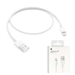 Cablu de Date Lightning la USB 1m White (Blister Packing)
