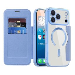 Husa Husa pentru iPhone 17 Pro Max - Techsuit SmartMag Book Case - Light Blue