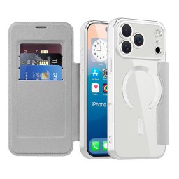 Husa Husa pentru iPhone 17 Pro Max - Techsuit SmartMag Book Case - Gray