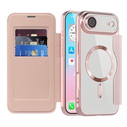 Husa Husa pentru iPhone 17 Air - Techsuit SmartMag Book Case - Pink