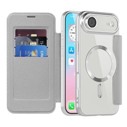 Husa Husa pentru iPhone 17 Air - Techsuit SmartMag Book Case - Gray