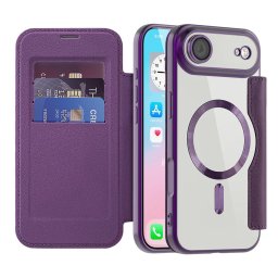 Husa Husa pentru iPhone 17 Air - Techsuit SmartMag Book Case - Purple