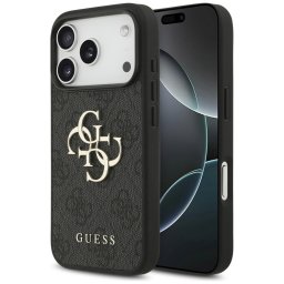 Husa Guess Hardcase 4G Big Logo (GUHCP17X4GMGGR) - Carcasă rigidă - compatibil cu Apple iPhone 17 Pro Max - culoare Negru