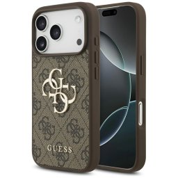 Husa Husa pentru iPhone 17 Pro Max - Guess Hardcase 4G Big Logo (GUHCP17X4GMGBR) - Brown