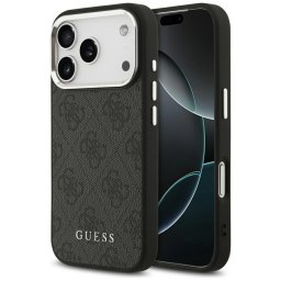Husa Husa pentru iPhone 17 Pro - Guess Hardcase 4G Classic Logo MagSafe (GUHMP17LP4GSSMCK) - Black