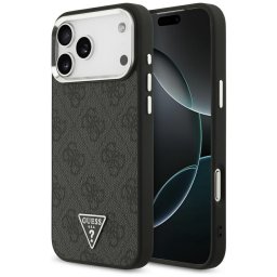 Husa Husa pentru iPhone 17 Pro Max - Guess Hardcase 4G Triangle Logo MagSafe (GUHMP17XP4TSRCMK) - Black