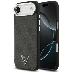 Husa Husa pentru iPhone 17 Air - Guess Hardcase 4G Triangle Logo MagSafe (GUHMP17MP4TSRCMK) - Black
