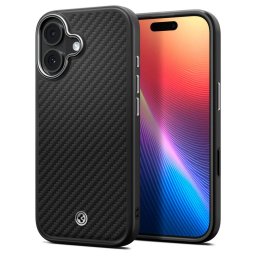 Husa Husa pentru iPhone 17 - Enzo Aramid "T" MagSafe - Black / Silver