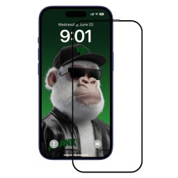 Folie pentru iPhone 17 Pro Max - 2.5D 10X Reinforced CG Screen Protector - Black