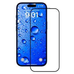 ANANK 2.5D Full Glass - Folie protecție ecran din Sticlă securizată - compatibil cu Apple iPhone 17 Pro Max - culoare Negru