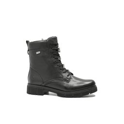Ghete damă cu pandantive argintii Remonte, negre din piele naturală REMD2S73-00-40 EU