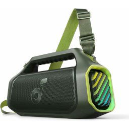 Boxa portabila Boxa portabila Soundcore Boom 2 Plus, 140W, BassUp 2.0, IPX7, Lumini RGB, Baterie externa, Bluetooth 5.3 Verde