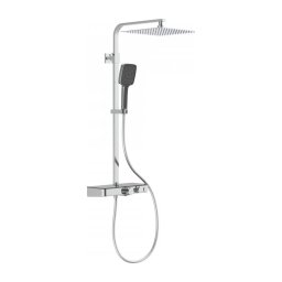 Schütte 60531 - Set de duș OCEAN l. cu baterie termostatică, crom/antracit