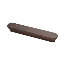 Maner din lemn pentru mobilier, model Nemora, distanta dintre gauri = 96 160 2x224 3x320 mm, finisaj nuc (Distanta dintre gauri: 160 mm)