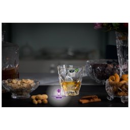 ESKYMOS Set 6 pahare cristal Bohemia whisky 270 ml (09305)