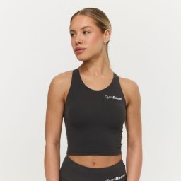 GymBeam Top sport pentru femei BEAT Charcoal XS