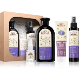 Green Pharmacy Chamomile & Flaxseed oil Set set cadou pentru păr vopsit