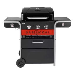 GRATAR HIBRID PE GAZ SI CARBUNI CHAR-BROIL GAS2COAL 2.0 330, 134X62X121CM