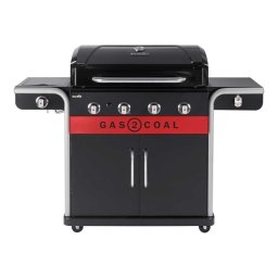 GRATAR HIBRID PE GAZ SI CARBUNI CHAR-BROIL GAS2COOL 2.0 440, 140926, 155X61X117CM