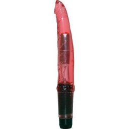 Vibrator Temptation Rubin Multispeed, PVC, Rosu, 16.5 cm