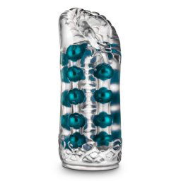Masturbator Vagin Super Stroker Transparent cu Bile Stimulatoare