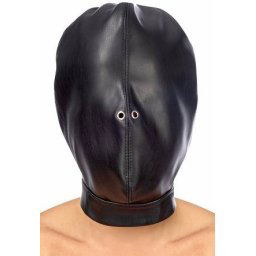 Masca BDSM, Piele Ecologica, Negru
