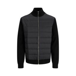 JACK & JONES Jachetă Jjeperfect Knit Hybrid 12279136 C-N10 black