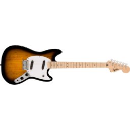 Squier Sonic Mustang Maple Fingerboard White Pickguard 2-Color Sunburst