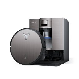 Aspirator Robot Ecovacs DEEBOT X11 Omnicyclone 19500Pa TruEdge 3.0 BLAST Tech OZMO Roller 2.0 Negru