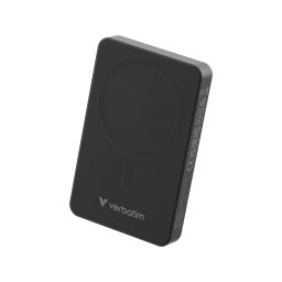 Baterie externa Verbatim Charge'n Go Essentials Magnetic, Wireless, 10000mAh, Neagra