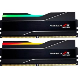 Kit dual memorie RAM G.Skill Trident Z5 NEO RGB, Capacitate 96 GB DDR5 (2x 48 GB), Frecventa 5600, CL-40, Negru