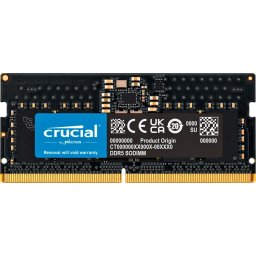 Memorie RAM Crucial SODIMM, Capacitate 8GB DDR5 (1x 8 GB), Frecventa 5600, CL - 46, Negru